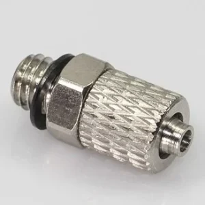 Lige kobling m /3 mm gevind og t/4 mm slange