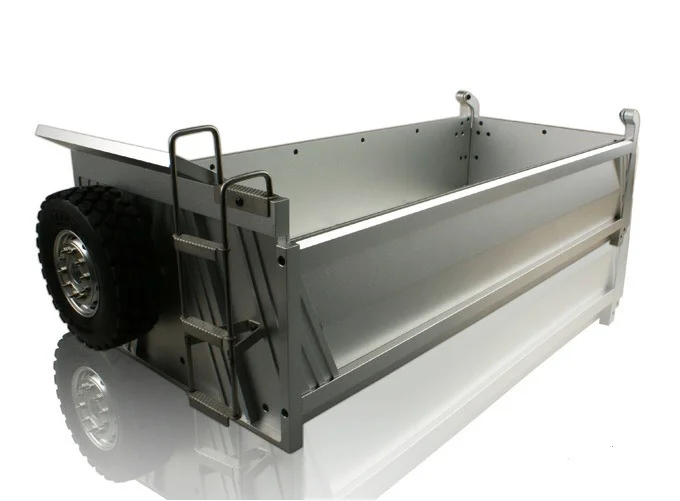 LESU alu lad m/plane sider ca. 420 mm langt passer til 4 akslet