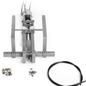 LESU hydraulisk pallegaffel med hydraulisk rotorhoved til kran