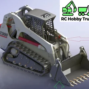 LESU Bobcat med bælter og fuld hydraulik TILBUD