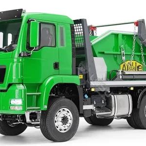 LESU MAN TGS 4 x 4 Skip Loader malet