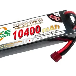 Li-Po batteri 7,4 volt 2 celler hard case 10400 mAh