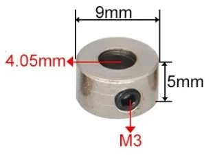 4,1 mm stelring/stopring (2 stk)