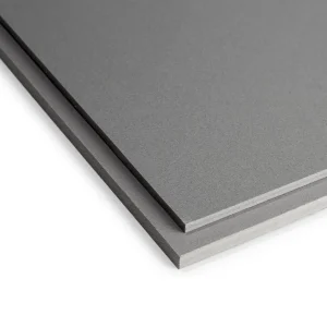 3 mm plast skumplade 250 x 500 mm grå RAL 7037