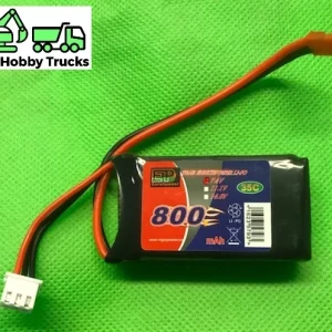EP Power Li-Po 7,4 volt 800 mAh 35C soft pack  61 x 30 x 15 mm