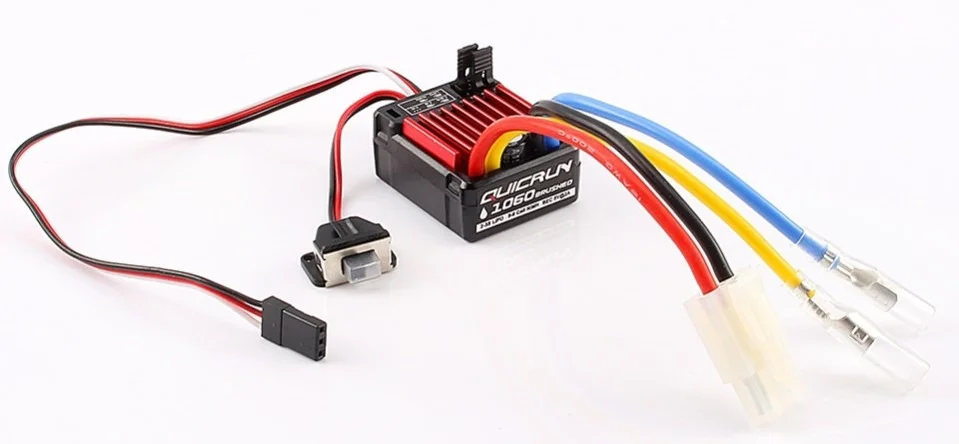 HobbyWing Quicrun 60Ah fartregulator vandtæt BEC 2 Ah/5 volt 7,2 – 12 volt - Billede 2
