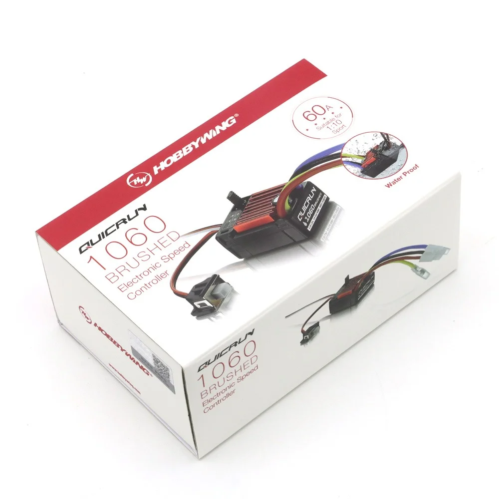 HobbyWing Quicrun 60Ah fartregulator vandtæt BEC 2 Ah/5 volt 7,2 – 12 volt - Billede 3