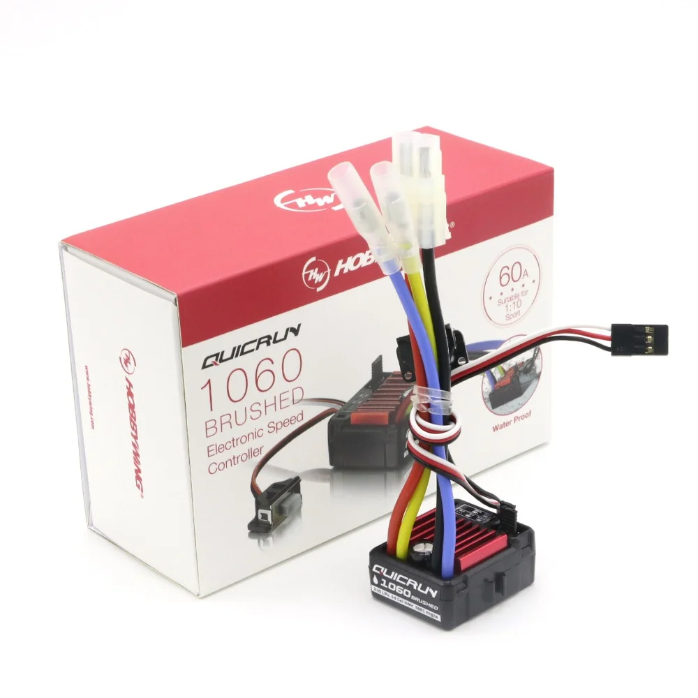 HobbyWing Quicrun 60Ah fartregulator vandtæt BEC 2 Ah/5 volt 7,2 – 12 volt - Billede 4