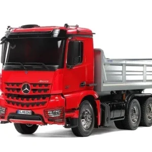 TAMIYA 1:14 R/C MB Arocs 3348 6×4 Tipper Truck (Rød)
