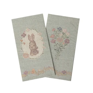 Påske servietter – Grøn/Rosa